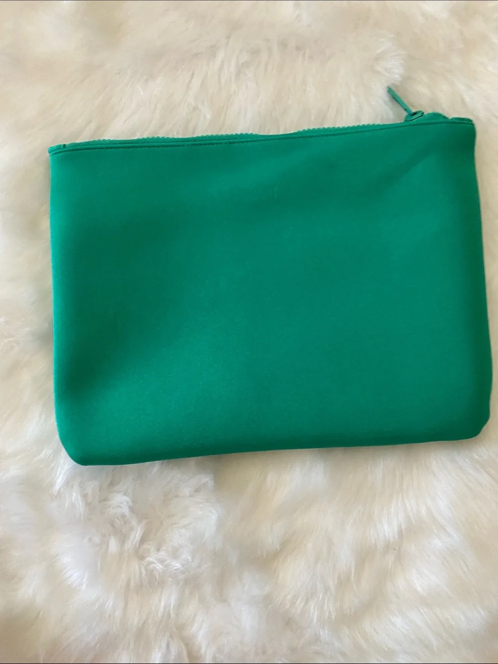 triangl swimwear Emerald Green Zip Cosmetic Pouch